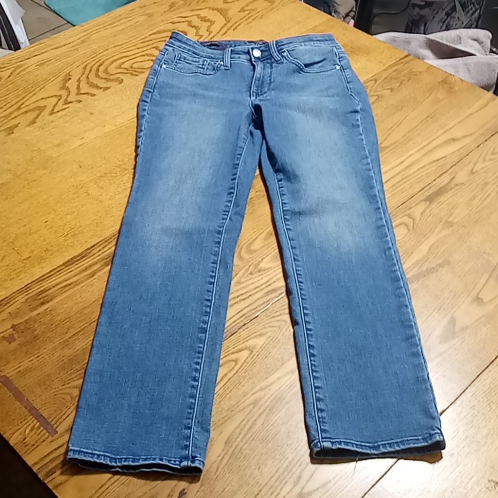 NYDJ Jeans Womens 2P BLUE SHERI Pants Summer Spring Denim Winter Work Used